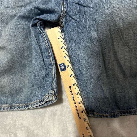 Levi's 501 Denim Shorts Mens Size 38 Blue Button Fly 10” Inseam - Picture 6 of 11